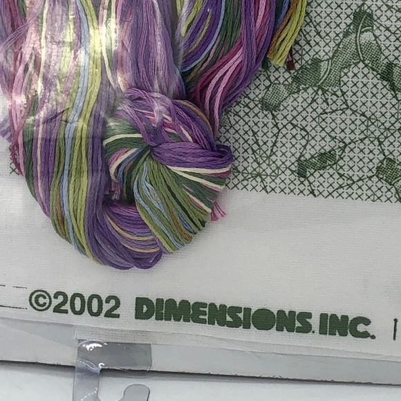 Vtg 2002 DIMENSIONS 8” x 16” Stamped Cross Stitch #3205 FRIENDS, HOPES, DREAMS - Picture 8 of 10